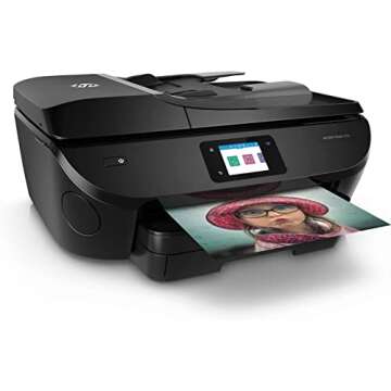HP ENVY Photo 7858 All-in-One Inkjet Color Photo Printer with Mobile Printing K7S08A (Renewed)