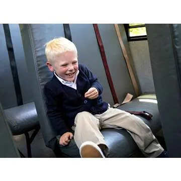 French Toast Boys' Big Anti-Pill V-Neck Cardigan Sweater (Standard & Husky), Navy, 8