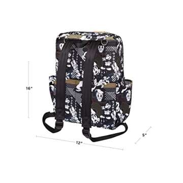 Petunia Pickle Bottom Method Backpack, Baby Diaper Bag for Parents, Baby Backpack, Disney Mickey & Friends Good Times Collection