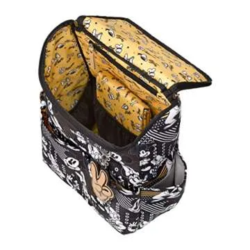 Petunia Pickle Bottom Method Backpack, Baby Diaper Bag for Parents, Baby Backpack, Disney Mickey & Friends Good Times Collection