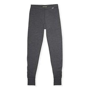 MERIWOOL Womens 100% Merino Wool Base Layer Thermal Pants Charcoal Gray