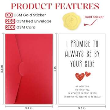 Funny Valentines Day Card Gifts for Him Her, Romantic Valentine's Day Gift for Husband, BF, Fiance, ...