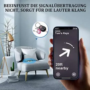 1 Pack IPX8 Waterproof Airtag Keychain with Airtag Holder Case,Full Body Shockproof,Anti-Scratch Cover Air tag for Cat,Dog,Keys,Luggage,Wallet（Rose Pink