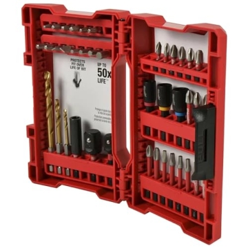 Milwaukee Shockwave Bit Set - Durable 40 Piece Kit