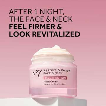 No7 Restore & Renew Anti-Aging Skincare Kit for Youthful Skin
