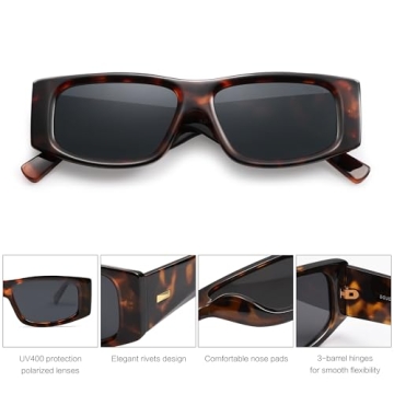 SOJOS Y2K Polarized Sunglasses for Stylish Outdoor Events
