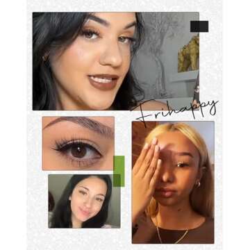 Eyelashes Lashes False Eyelashes Natural Eyelashes Wispy Lashes Mink Lashes False Eyelashes Natural 5 Pairs Frihappy Lashes DW6, with a pair of Half Lashes as Gift