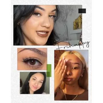 Eyelashes Lashes False Eyelashes Natural Eyelashes Wispy Lashes Mink Lashes False Eyelashes Natural 5 Pairs Frihappy Lashes DW6, with a pair of Half Lashes as Gift