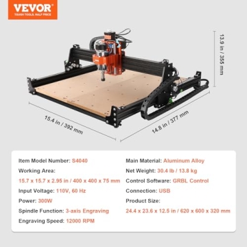 VEVOR CNC Router Machine for Precision Engraving