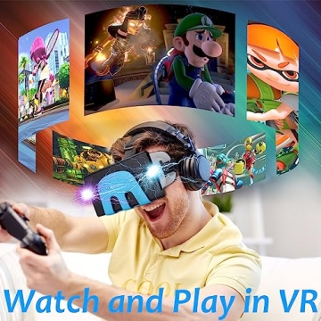 Comfortable VR Headset for Nintendo Switch 3D Experience