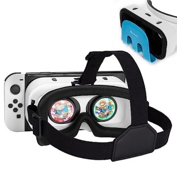 Comfortable VR Headset for Nintendo Switch 3D Experience