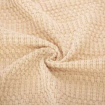 GRACE KARIN Women's Summer 3/4 Sleeve Open Front Bolero Shrug Cardigan Cropped Shrug Sweaters for Women Apricot S