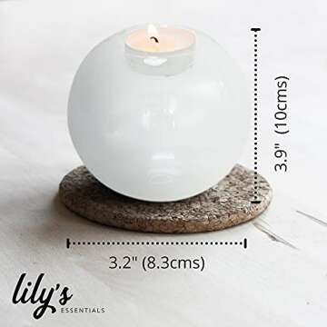 Elegant Clear Glass Votive Candle Holder Set for Home Decor