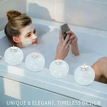 Elegant Clear Glass Votive Candle Holder Set for Home Decor