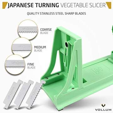 Vollum Japanese Vegetable Spiralizer for Healthy Meals