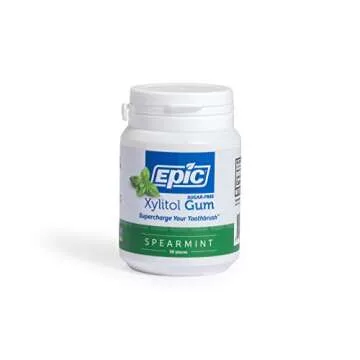 Epic Gum - Aspartame Free 100% Xylitol - Chewing Gum Sugar Free Gum - Gum, Mint Variety, 50 Pieces (Pack of 3)