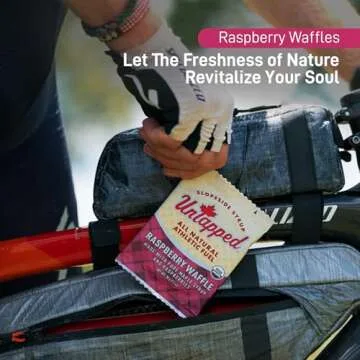 UnTapped Organic Raspberry Energy Waffles for Athletes