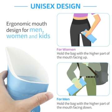 ONEDONE Disposable Urinal Bags 8/12/24 Pack 30.4 OZ Pee Bags for Travel for Men Women Kids Emergency Urine Bags Portable Emergency Urinal Bags Vomit Bags for Traffic Jams Camping Hiking