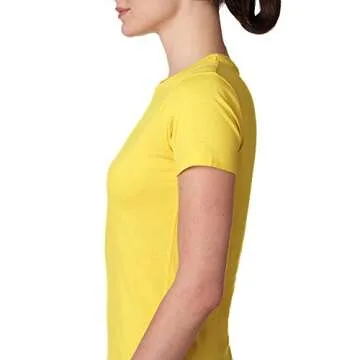 Next Level Ladies' Boyfriend T-Shirt in Vibrant Yellow