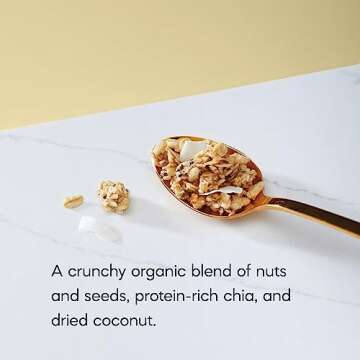 Nature's Path Organic Coconut Chia Granola, 12.34 oz (Pack of 1), Non-GMO