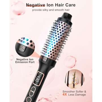 Nimmu Thermal Brush - Versatile Heated Hair Styling Tool