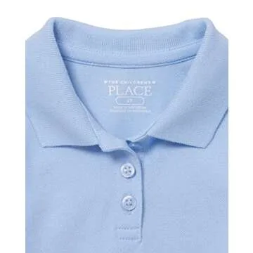 The Children's Place Baby Toddler Girls Short Sleeve Picque Polo Dress – Stylish & Comfortable