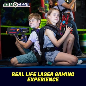 ArmoGear Laser Tag Set with Rechargeable Guns - Fun for Ages 8+