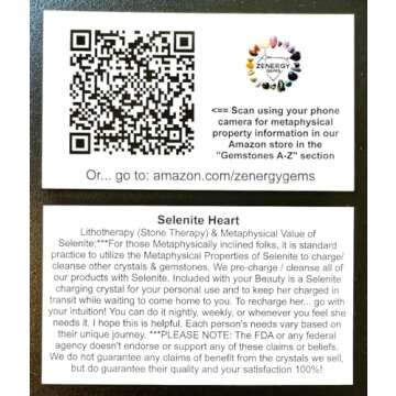 Charged 7" Russian (Rare) Seraphinite Crystal Chip Bracelet Tumble Polished Stretchy + Selenite Charging Heart Included Chain (Activate Kundalini & Chakras - HIGH Spiritual Energy)