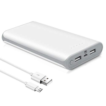 Premium 20000mAh Portable Charger with Dual USB Outputs