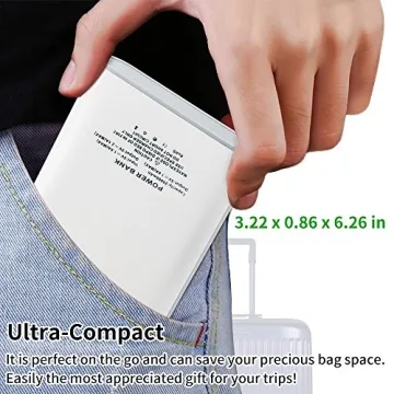 Premium 20000mAh Portable Charger with Dual USB Outputs