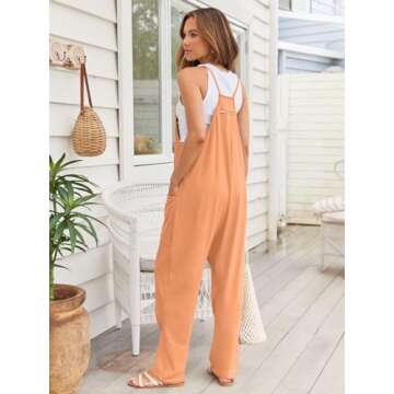 AUTOMET Jumpsuits for Women Casual Summer Outfits Rompers Comfy Beach Vacation Trendy Overalls Jumpe...