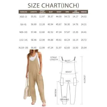 AUTOMET Jumpsuits for Women Casual Summer Outfits Rompers Comfy Beach Vacation Trendy Overalls Jumpers Fashion Clothes 2025 LightOrange M