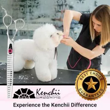 Kenchii Love Dog Grooming Scissors for Perfect Pet Styling