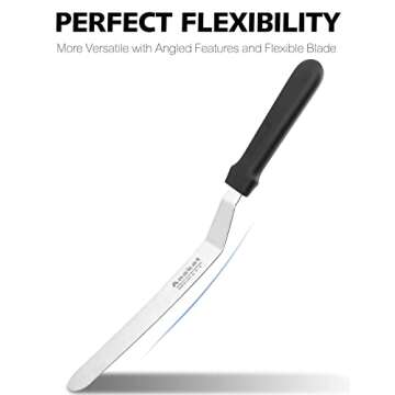 Anaeat Icing Spatulas Set for Professional Cake Decorating