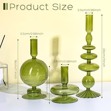Elegant Rtteri Glass Candlestick Holders Set for Any Occasion