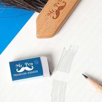 Mr. Pen Pencil Erasers, Pack of 24 for Effortless Erasing