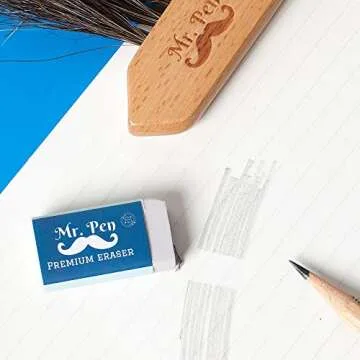 Mr. Pen Pencil Erasers, Pack of 24 for Effortless Erasing