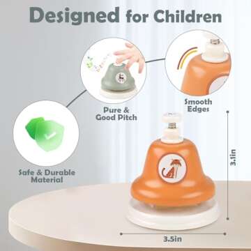 Desk Bells for Kids: Musical Toy & Learning Fun for Ages 3-6