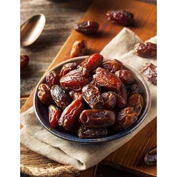 Fresh Organic Medjool Dates – Healthy 5lb Resealable Bag