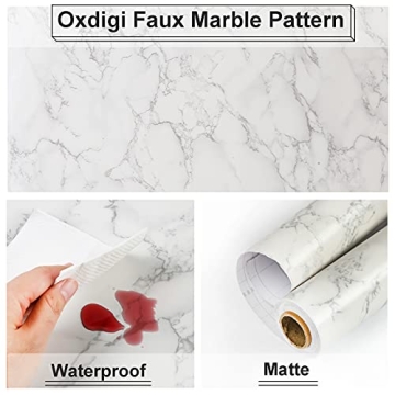 Oxdigi Marble Contact Paper - Stylish Home Transformation