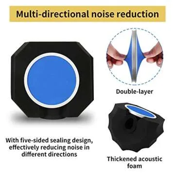 Premium Microphone Isolation Shield for Quality Recordings