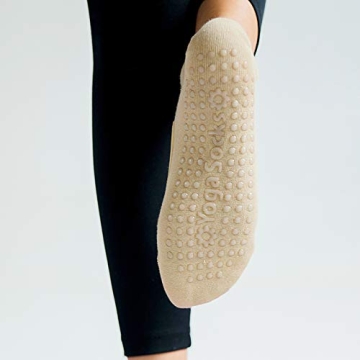 BCRMPT Women's Non-Slip Socks for Yoga and Pilates