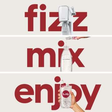 SodaStream - ART Sparkling Water Maker | VALUE BUNDLE | CQC CO2 system | Includes 2x CO2 Cylinders, ...