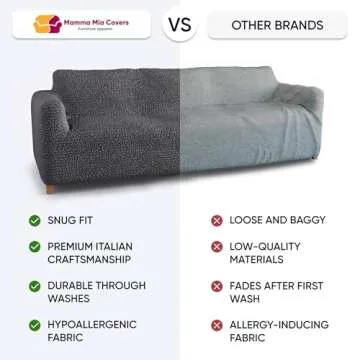 Stylish PAULATO Sofa Slipcover – Pet & Family Friendly