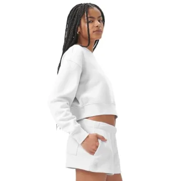 Florence by Mills Cozy Crush Cropped Sweatshirt for Women