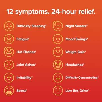 Amberen: Safe Multi-Symptom Menopause Relief. Clinically Shown to Relieve 12 Menopause Symptoms: Hot...