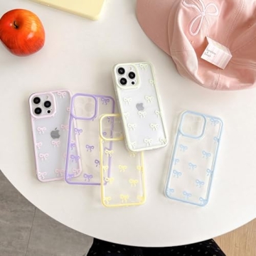 Stylish iPhone 15 Case with Bowknot Design