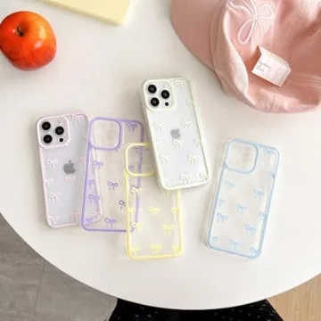 Stylish iPhone 15 Case with Bowknot Design