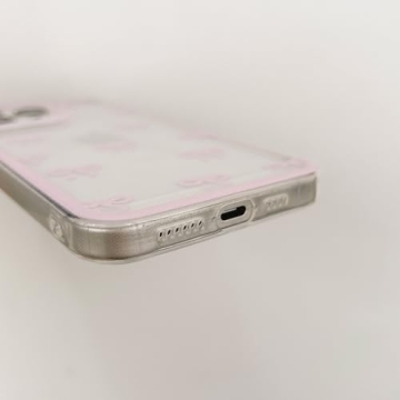 Stylish iPhone 15 Case with Bowknot Design