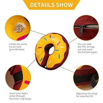 Protective Inflatable Dog Collar for Safe Recovery